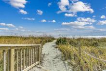 Walkway to beach