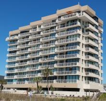 Building view from the ocean